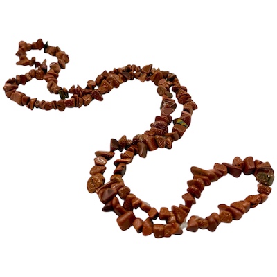 Semi-Precious Gold Sandstone Chip Necklace Strand